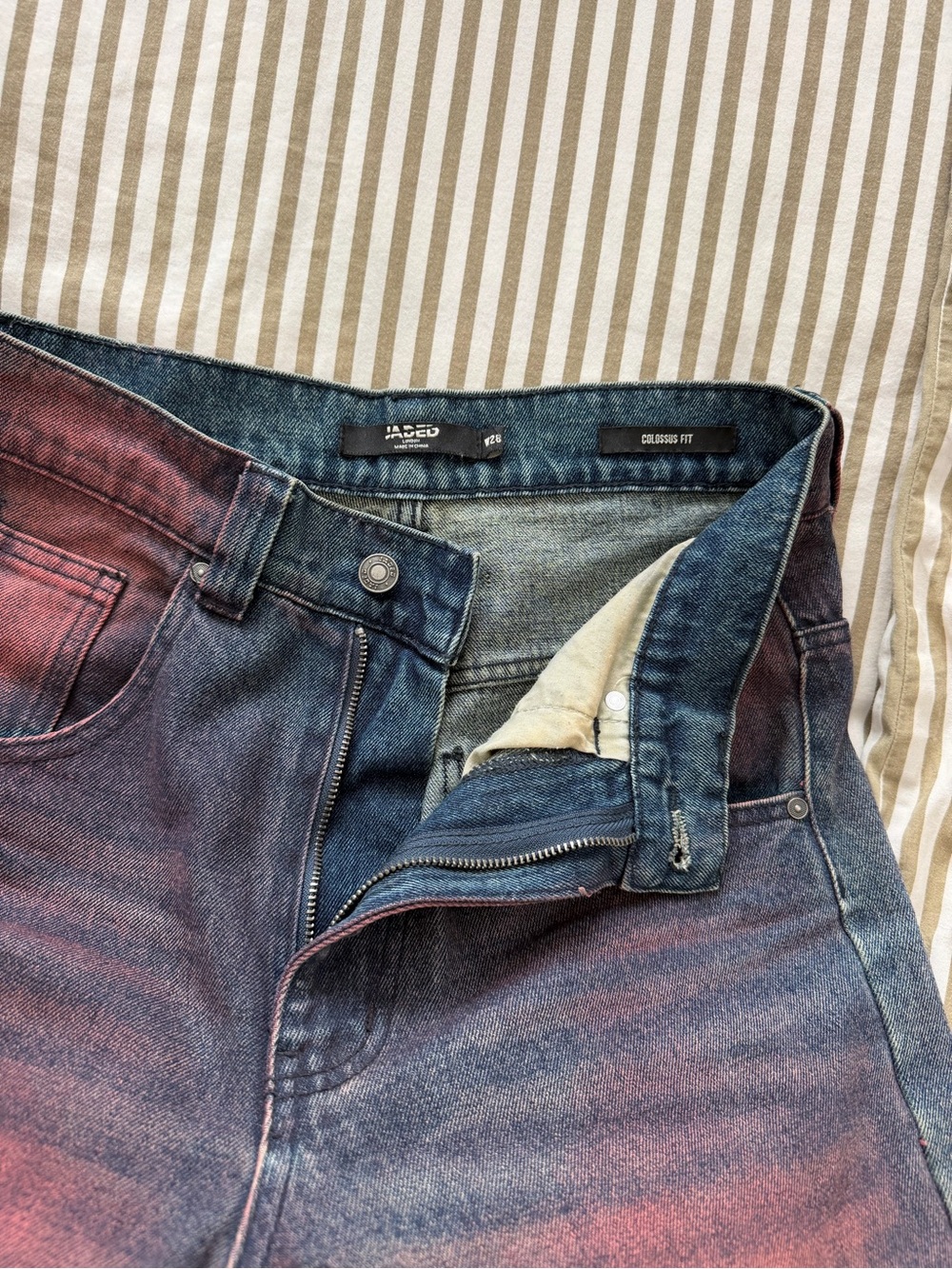 Jaded London Two-Tone Jeans - Picture 4 of 4
